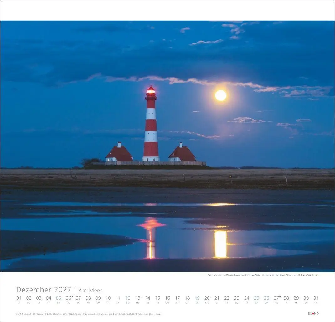 Bild: 9783964024138 | Am Meer Edition Kalender 2027 - Sand, Wind und Wellen | Hans Jessel