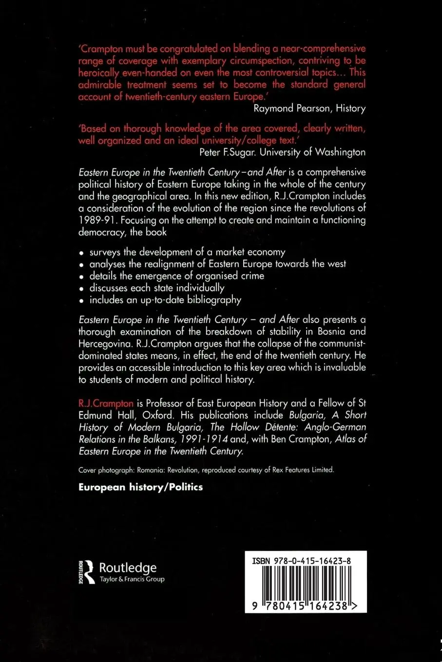 Rückseite: 9780415164238 | Eastern Europe in the Twentieth Century - And After | R. J. Crampton