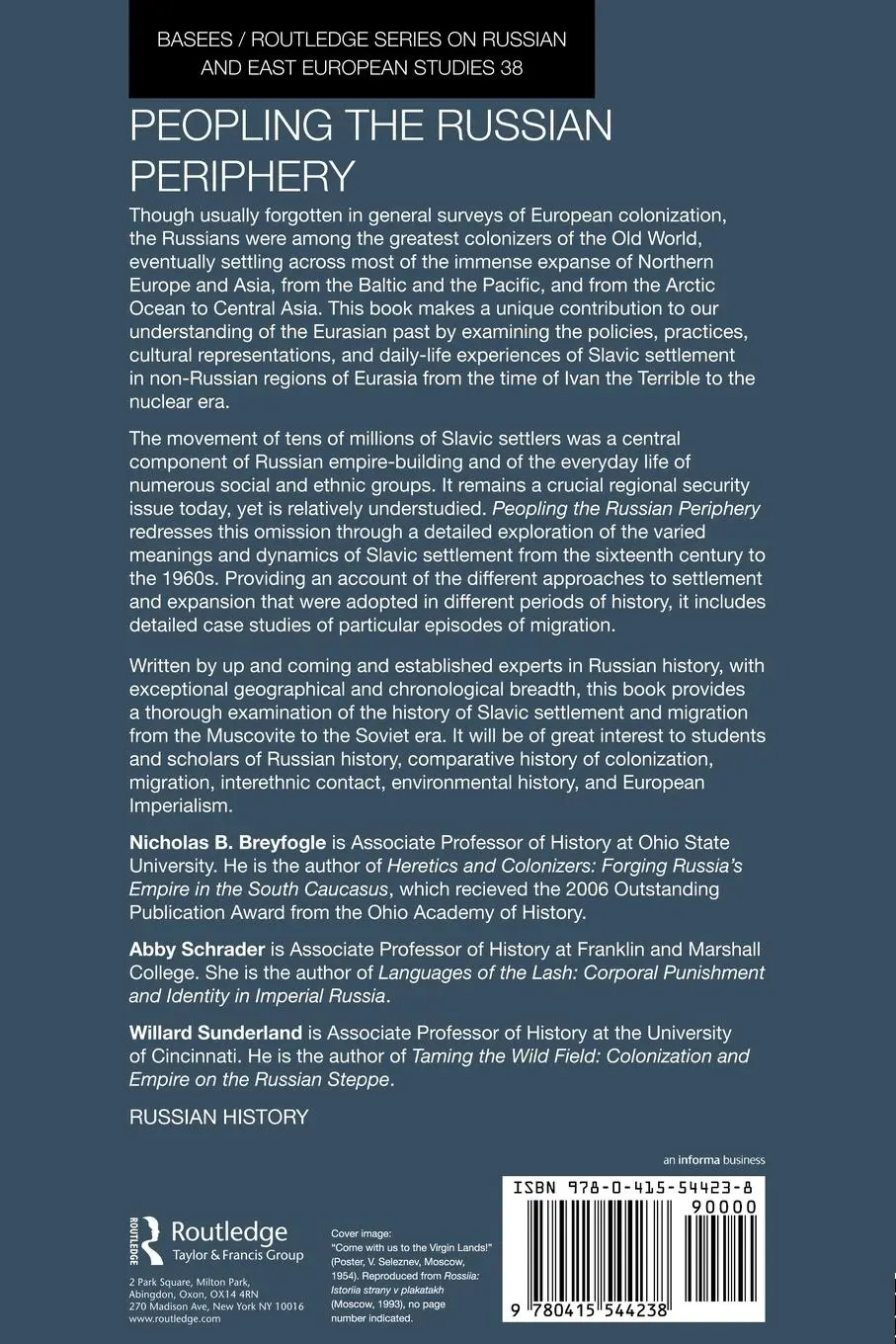 Rückseite: 9780415544238 | Peopling the Russian Periphery | Nicholas Breyfogle (u. a.) | Buch