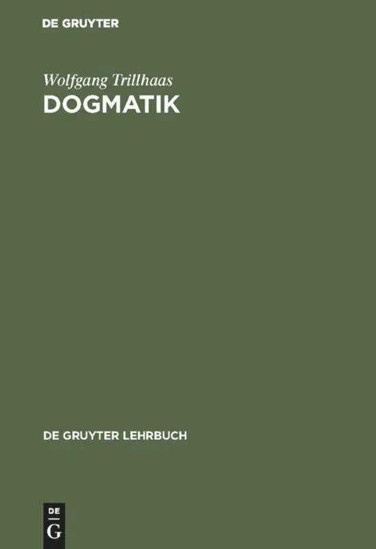 Cover: 9783110084238 | Dogmatik | Wolfgang Trillhaas | Buch | XIII | Deutsch | 1980