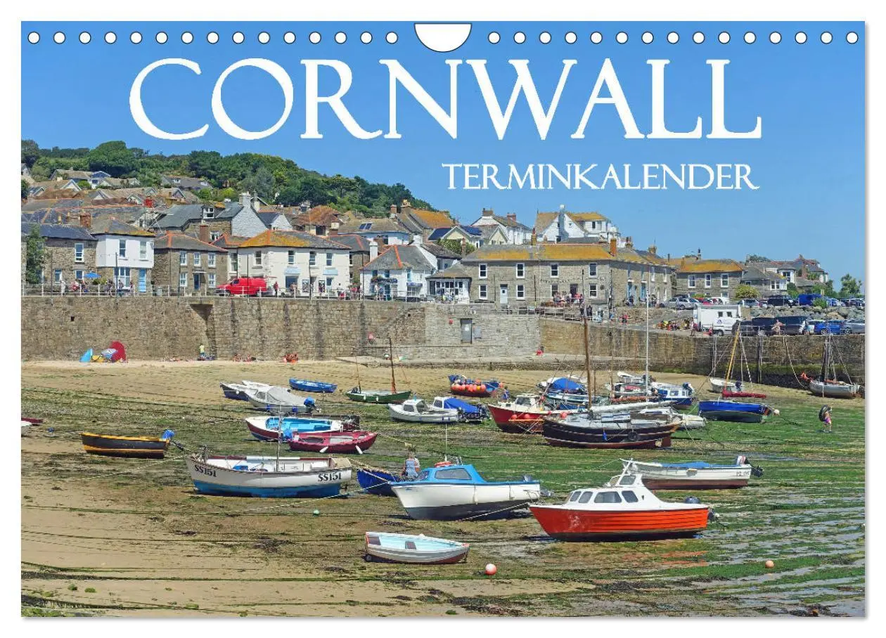 Cover: 9783457824238 | Cornwall. Terminkalender (Wandkalender 2026 DIN A4 quer), CALVENDO...