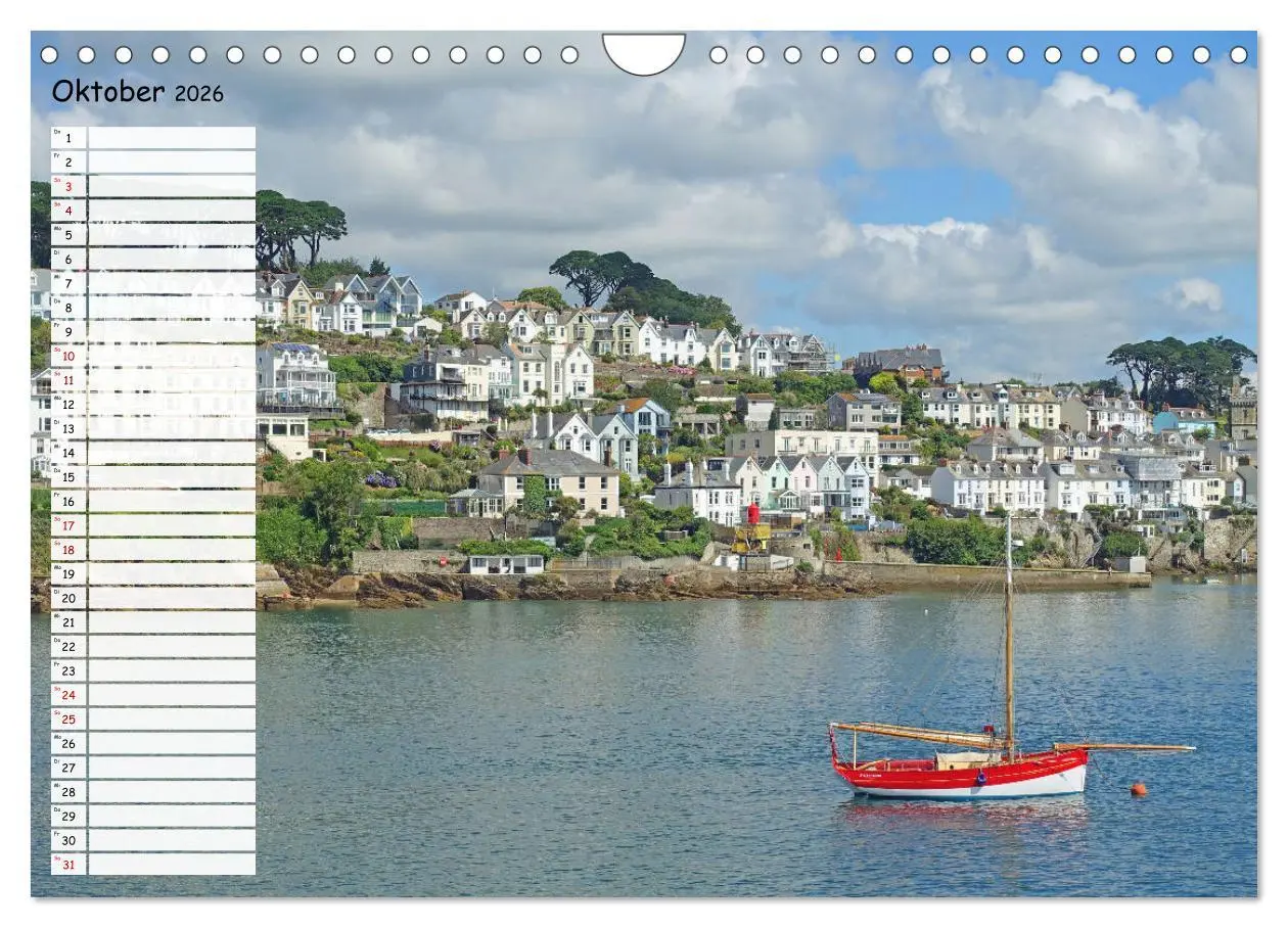 Bild: 9783457824238 | Cornwall. Terminkalender (Wandkalender 2026 DIN A4 quer), CALVENDO...
