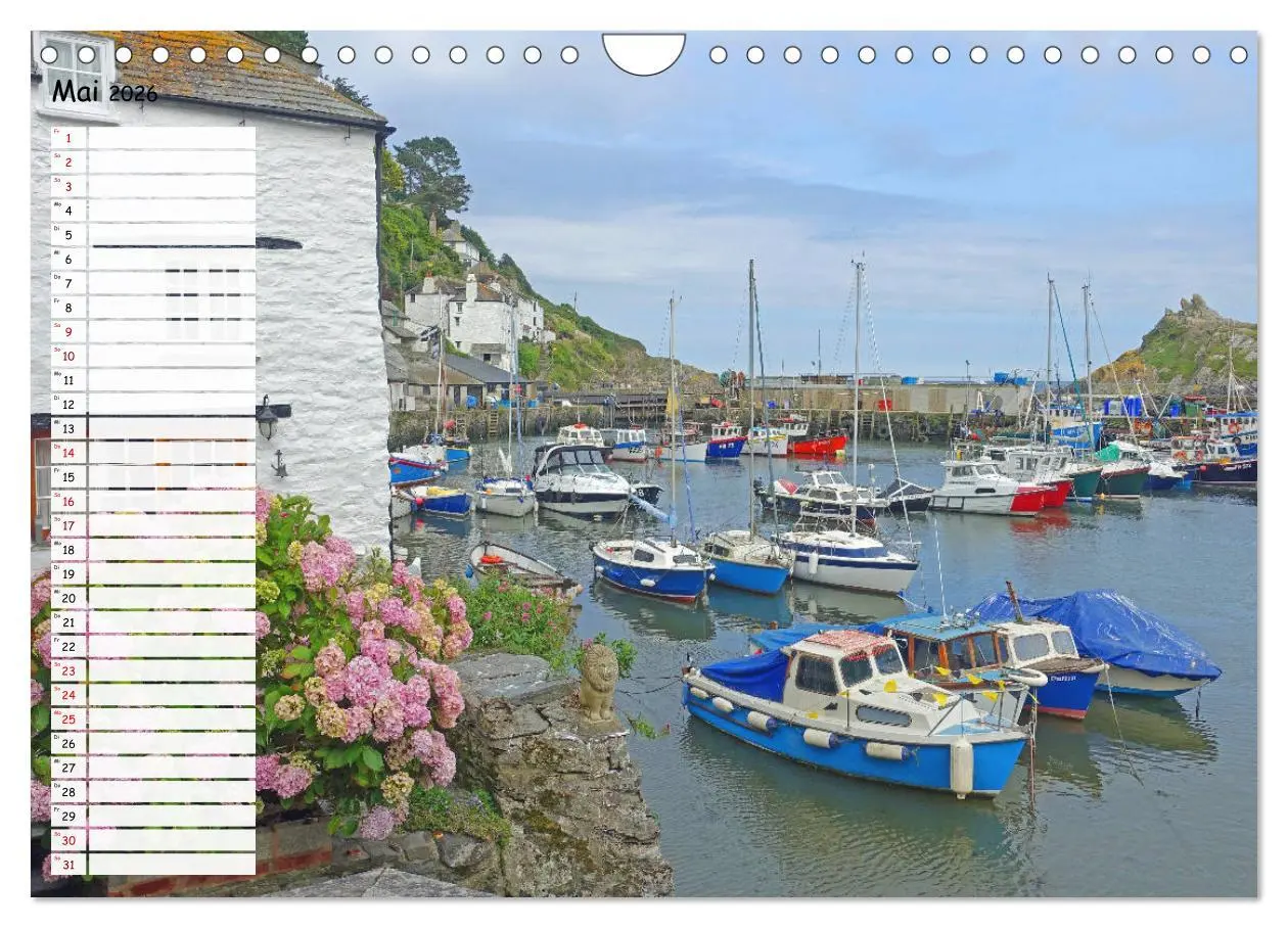 Bild: 9783457824238 | Cornwall. Terminkalender (Wandkalender 2026 DIN A4 quer), CALVENDO...