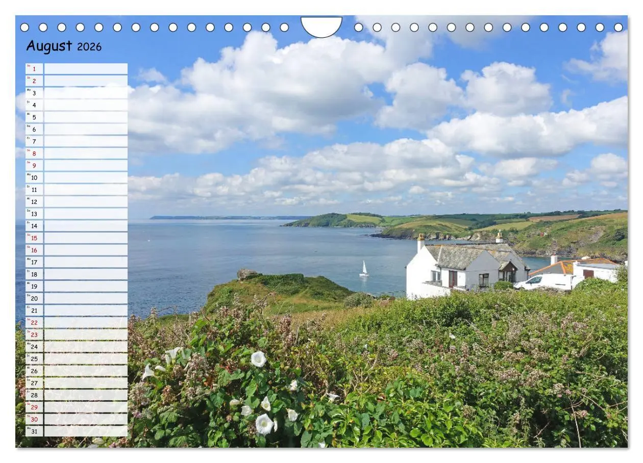 Bild: 9783457824238 | Cornwall. Terminkalender (Wandkalender 2026 DIN A4 quer), CALVENDO...
