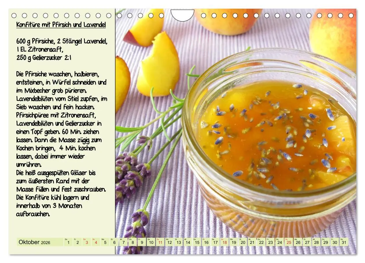 Bild: 9783516224238 | Leckere Aufstriche - Ein Kalender mit Rezepten (Wandkalender 2026...