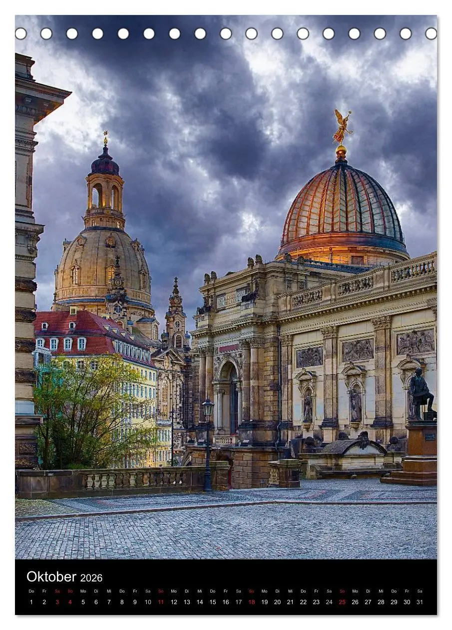 Bild: 9783516464238 | Die wunderschöne Stadt Dresden (Tischkalender 2026 DIN A5 hoch),...