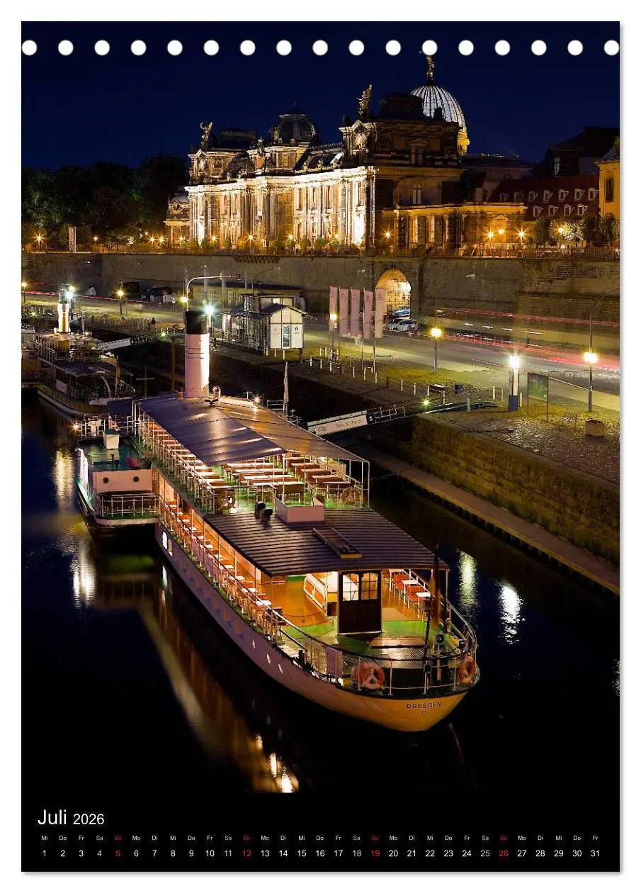 Bild: 9783516464238 | Die wunderschöne Stadt Dresden (Tischkalender 2026 DIN A5 hoch),...