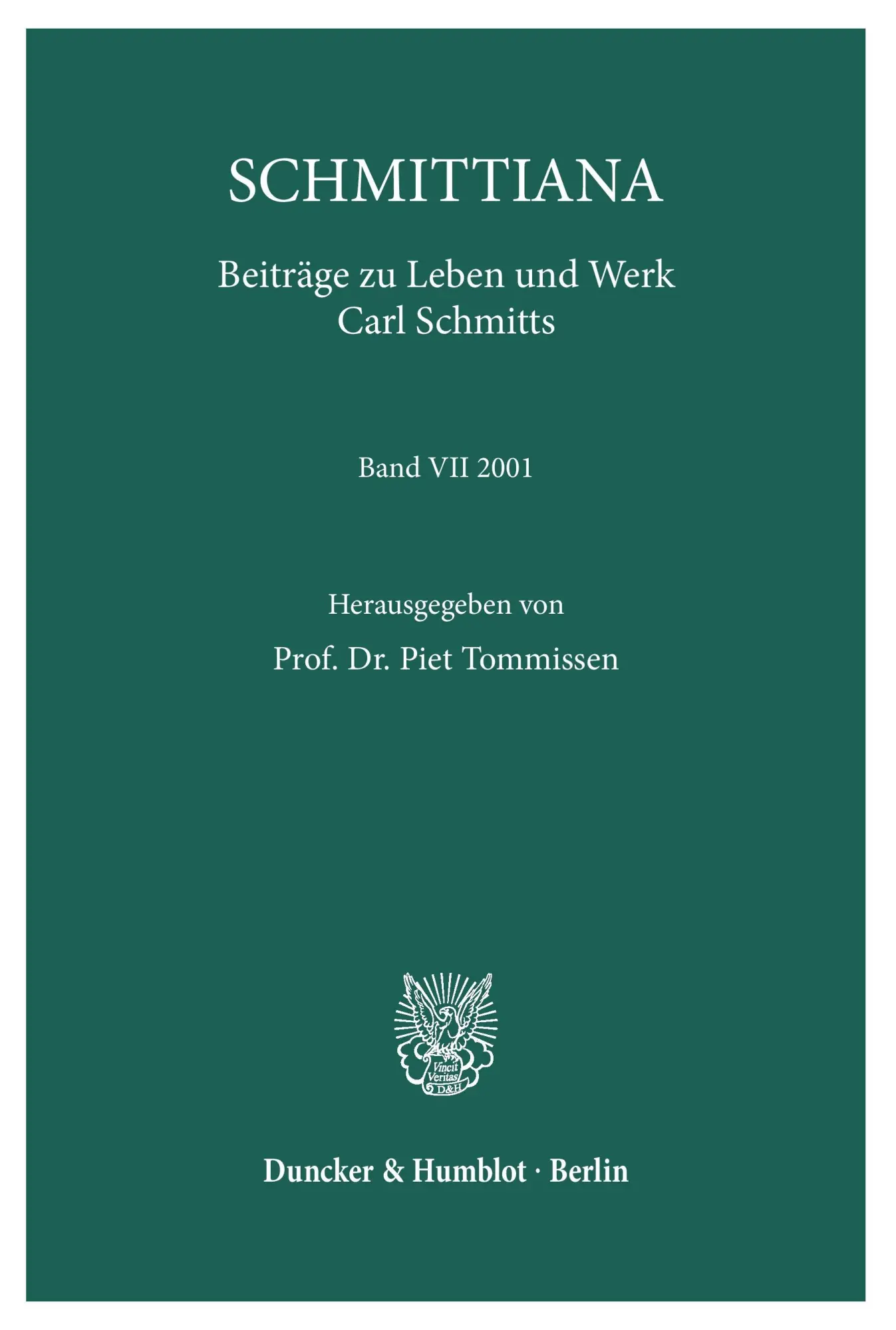 Cover: 9783428104338 | SCHMITTIANA. | Piet Tommissen | Taschenbuch | SCHMITTIANA | Paperback