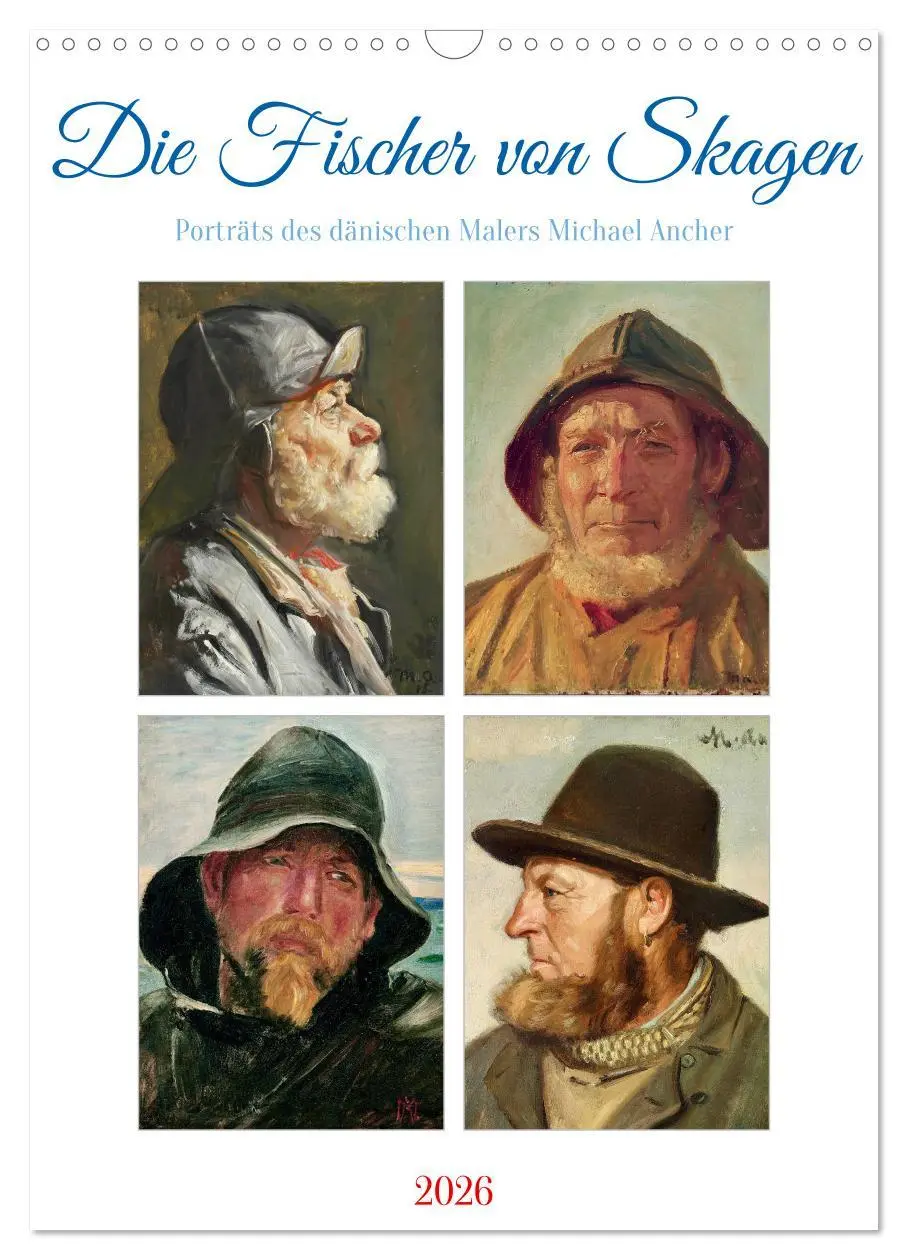 Cover: 9783457294338 | Die Fischer von Skagen (Wandkalender 2026 DIN A3 hoch), CALVENDO...