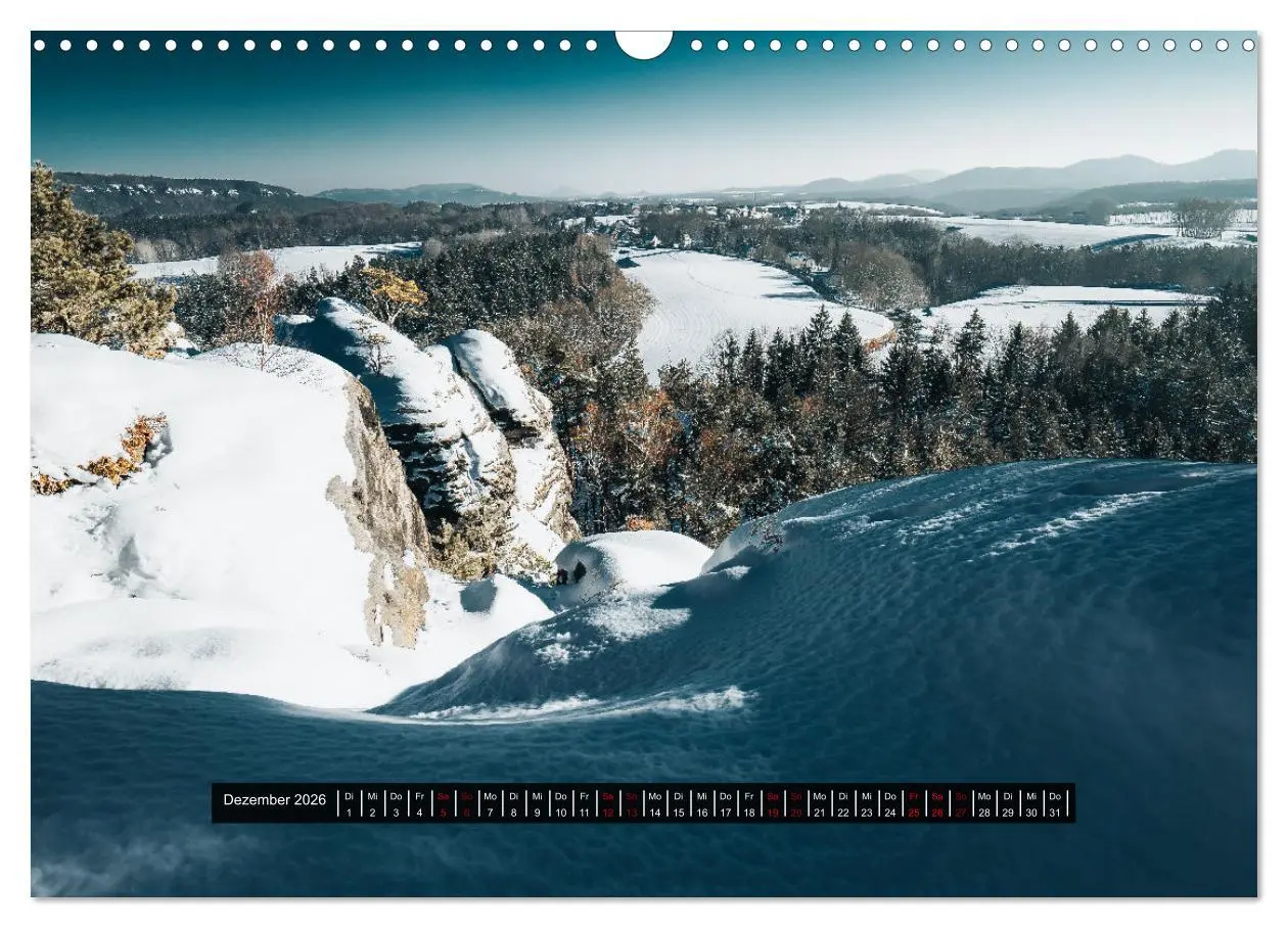 Bild: 9783457504338 | Naturparadies Sächsische Schweiz (Wandkalender 2026 DIN A3 quer),...