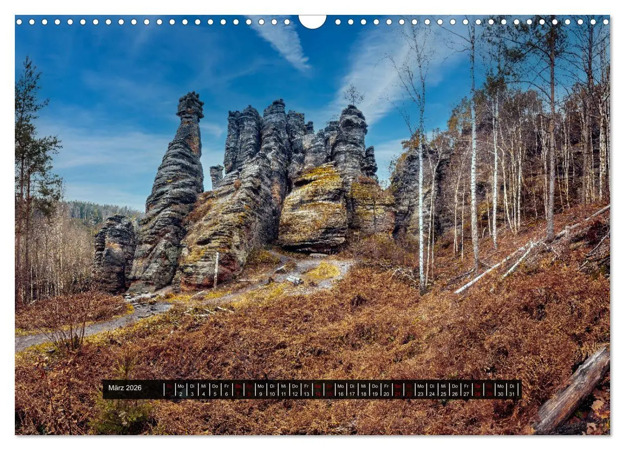 Bild: 9783457504338 | Naturparadies Sächsische Schweiz (Wandkalender 2026 DIN A3 quer),...