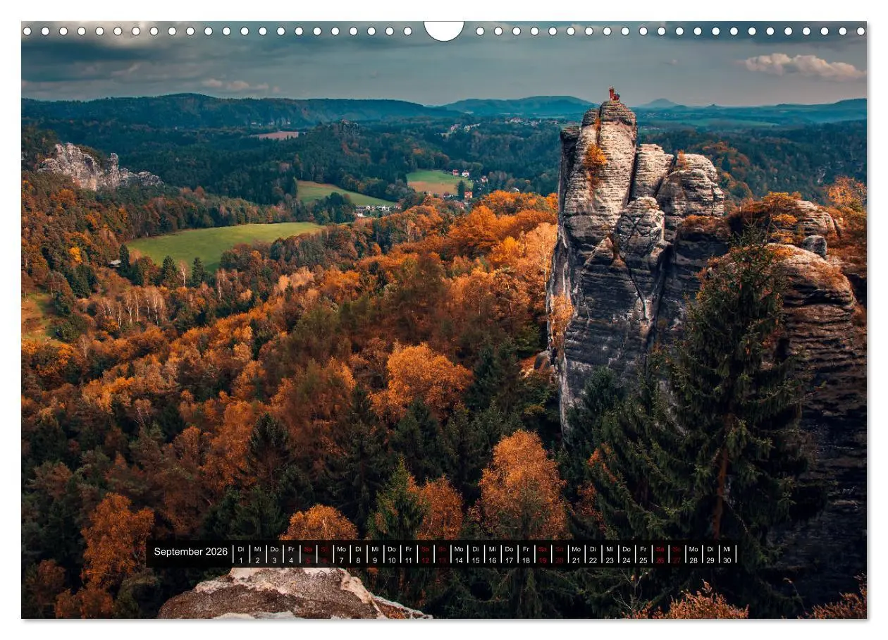 Bild: 9783457504338 | Naturparadies Sächsische Schweiz (Wandkalender 2026 DIN A3 quer),...