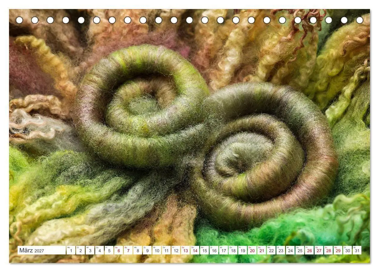 Bild: 9783569304338 | Süchtig nach Wolle - Kalender für spinnende Woll-Oholiker...