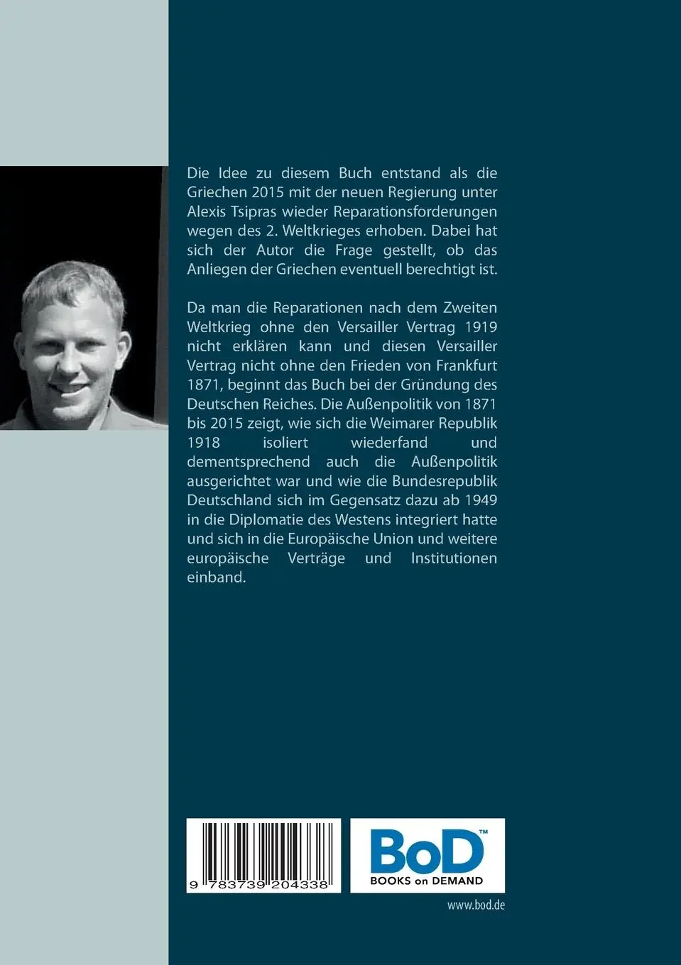 Rückseite: 9783739204338 | Deutsche Außenpolitik 1871-2015 im Zeichen von Reparationen | Andres
