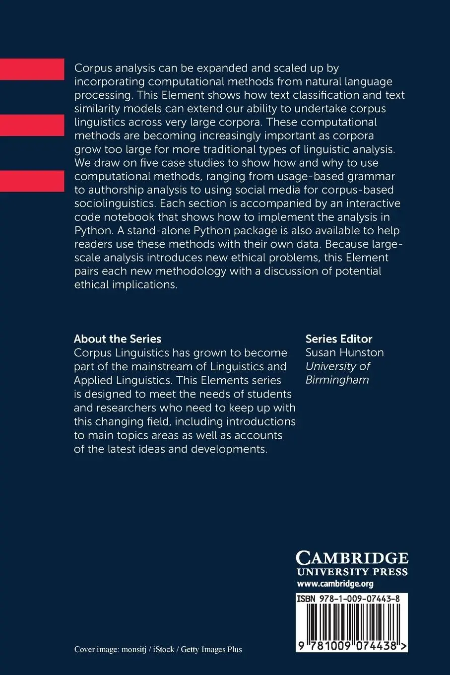 Rückseite: 9781009074438 | Natural Language Processing for Corpus Linguistics | Jonathan Dunn