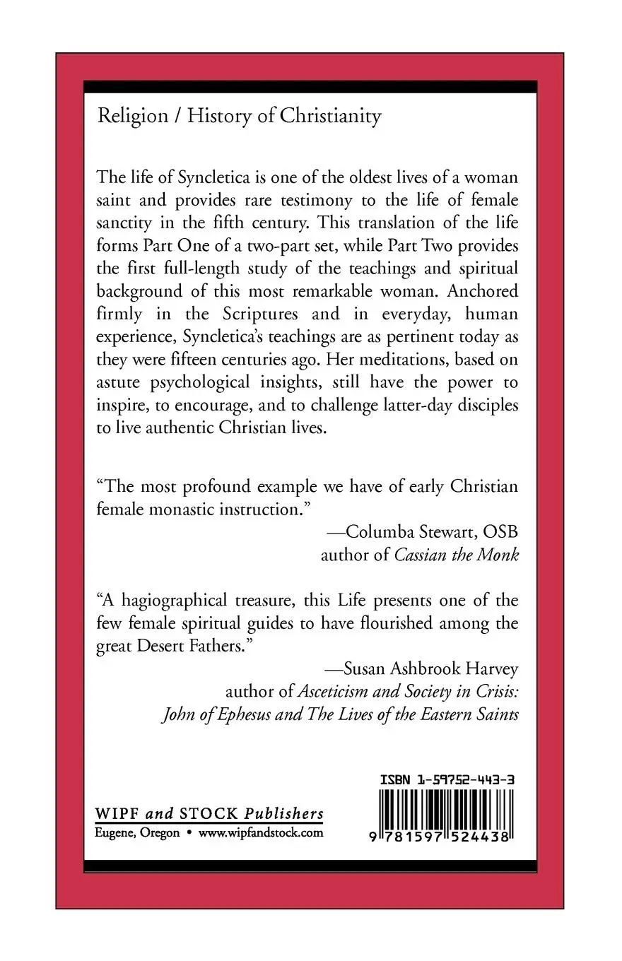 Rückseite: 9781597524438 | The Life and Regimen of the Blessed and Holy Syncletica, Part One