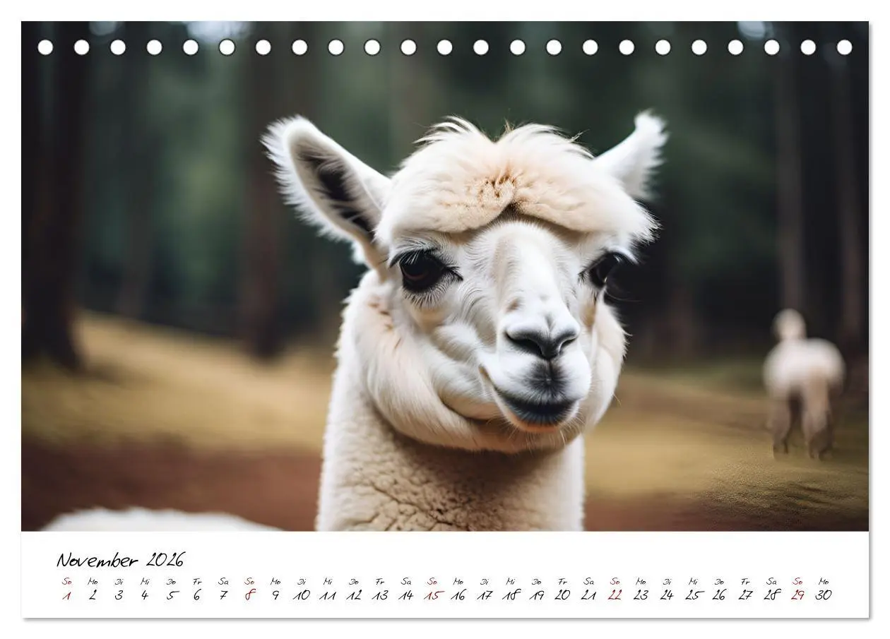 Bild: 9783457354438 | Alpakas, die sanften Andenbewohner (Tischkalender 2026 DIN A5...
