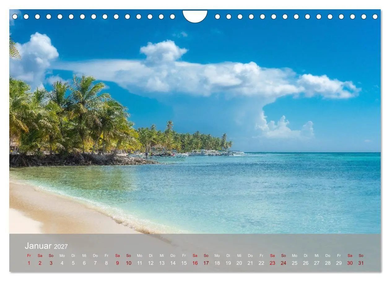 Bild: 9783569464438 | Karibik Traum Isla Saona (Wandkalender 2027 DIN A4 quer), CALVENDO...