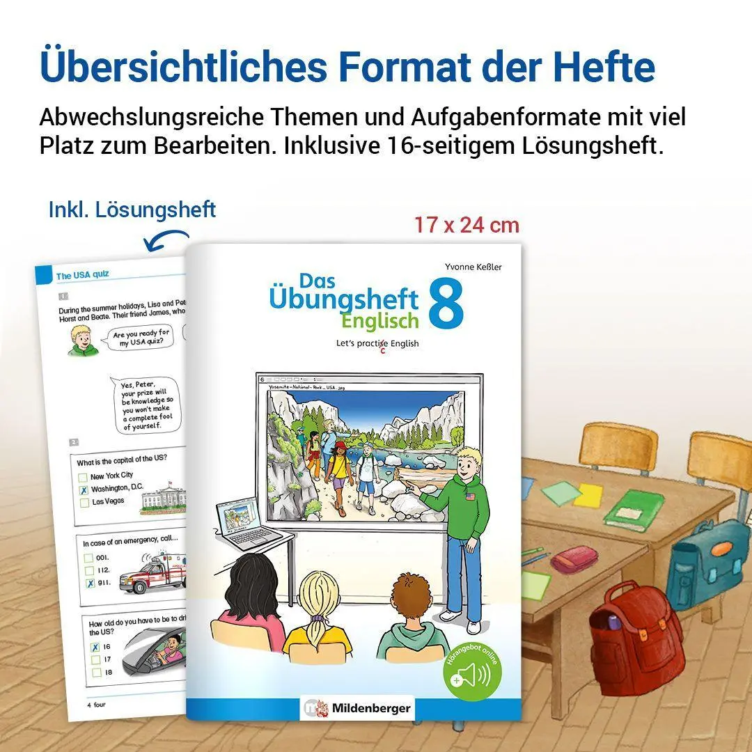 Bild: 9783619194438 | Das Übungsheft Englisch 8 | Let's practice English | Yvonne Keßler