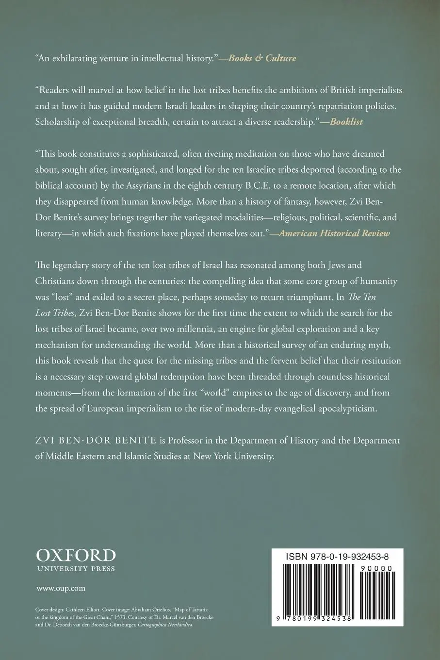 Rückseite: 9780199324538 | The Ten Lost Tribes | A World History | Zvi Ben-Dor Benite | Buch