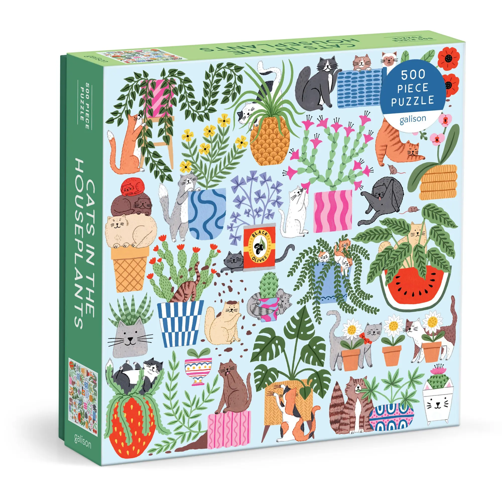 Cover: 9780735384538 | Cats in the Houseplants 500 Piece Puzzle | Spiel | Englisch | 2025