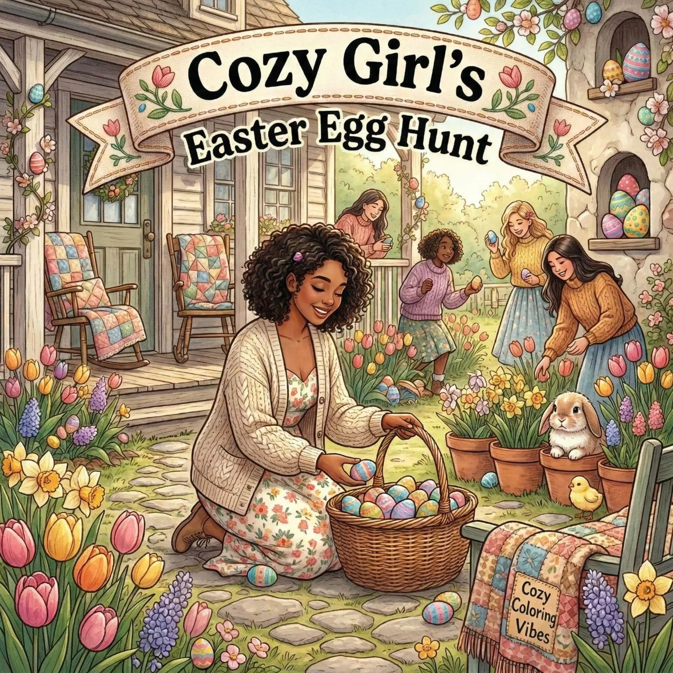 Cover: 9781965964538 | Cozy Girl's Easter Egg Hunt | Cozy Coloring Vibes | Taschenbuch | 2026
