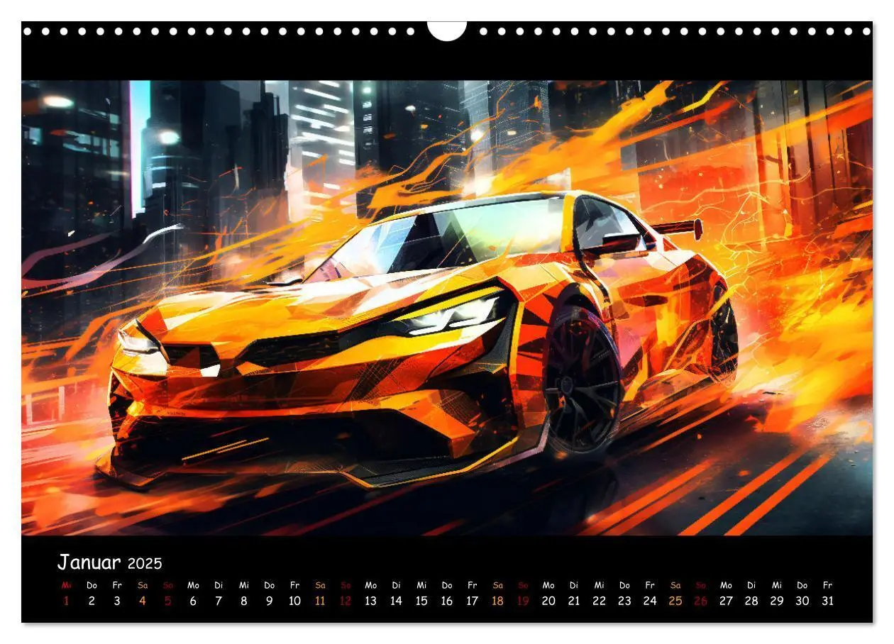 Bild: 9783435014538 | Im Rausch der Geschwindigkeit (Wandkalender 2025 DIN A3 quer),...