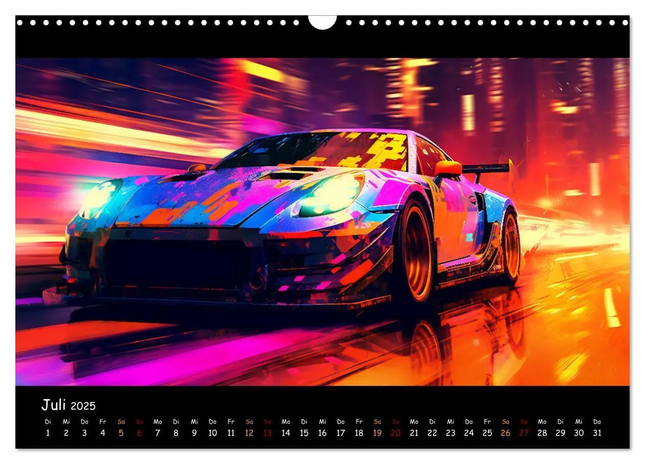 Bild: 9783435014538 | Im Rausch der Geschwindigkeit (Wandkalender 2025 DIN A3 quer),...