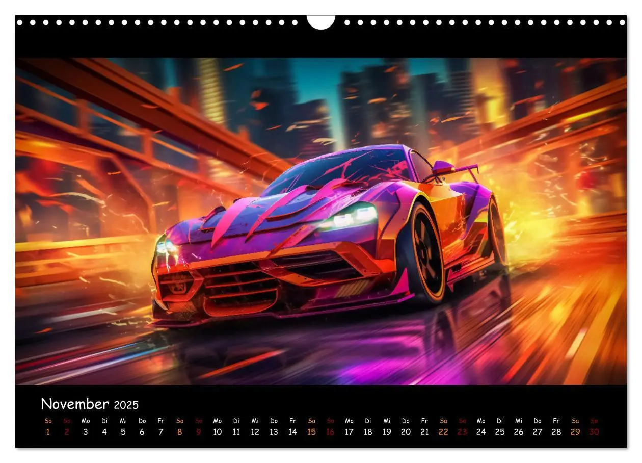 Bild: 9783435014538 | Im Rausch der Geschwindigkeit (Wandkalender 2025 DIN A3 quer),...
