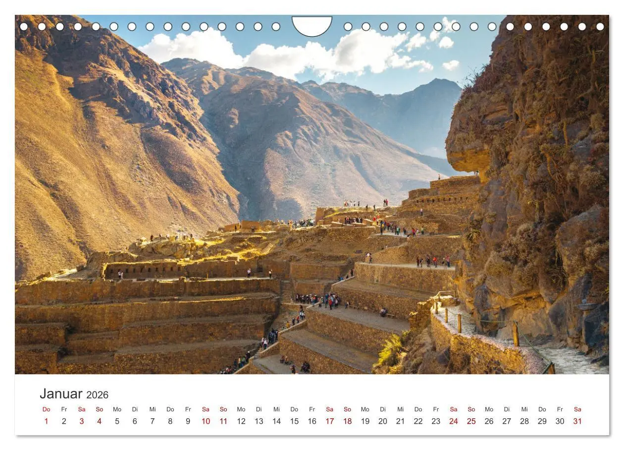 Bild: 9783457344538 | Geheimnisvolles Peru (Wandkalender 2026 DIN A4 quer), CALVENDO...