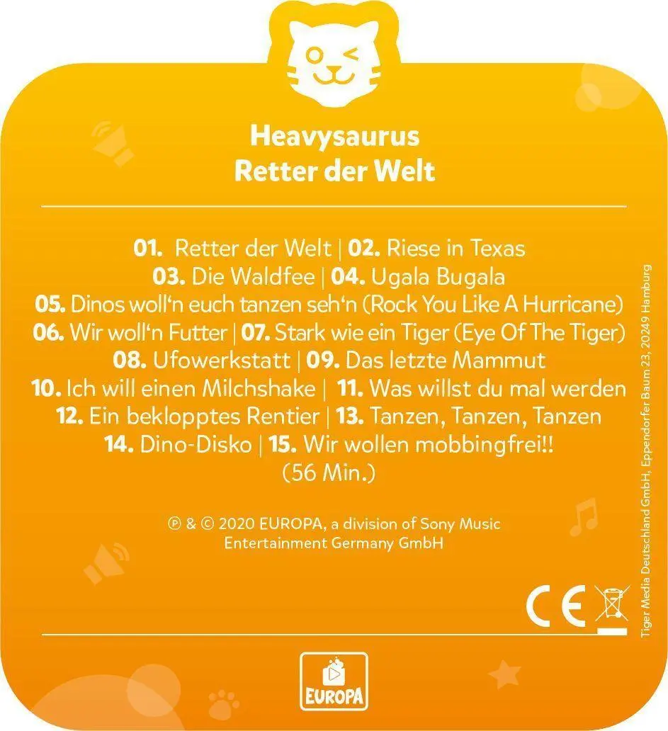 Bild: 4260535484638 | tigercard - Heavysaurus: Retter der Welt | Deutsch | 2021