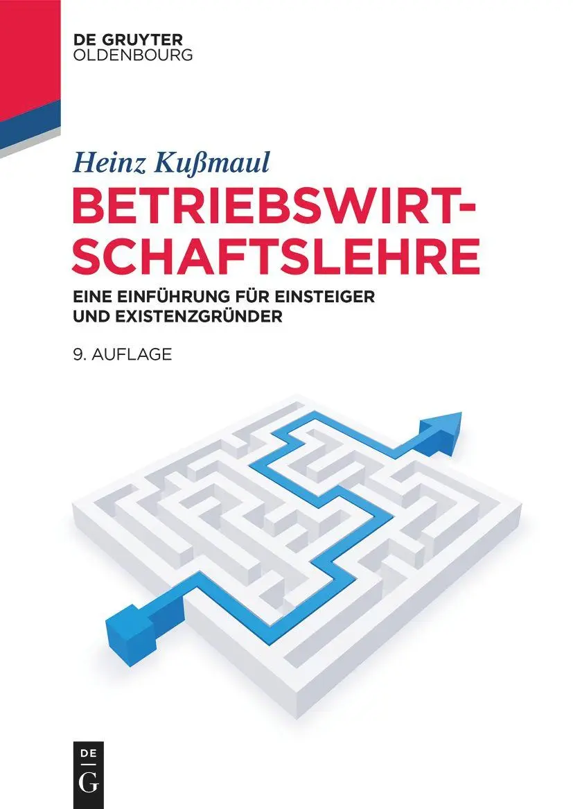 Cover: 9783110664638 | Betriebswirtschaftslehre | Heinz Kußmaul | Taschenbuch | XXXII | 2022