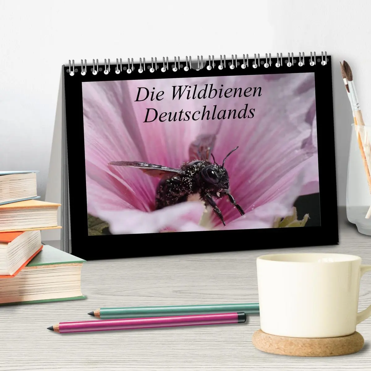 Bild: 9783516114638 | Die Wildbienen Deutschlands (Tischkalender 2026 DIN A5 quer),...