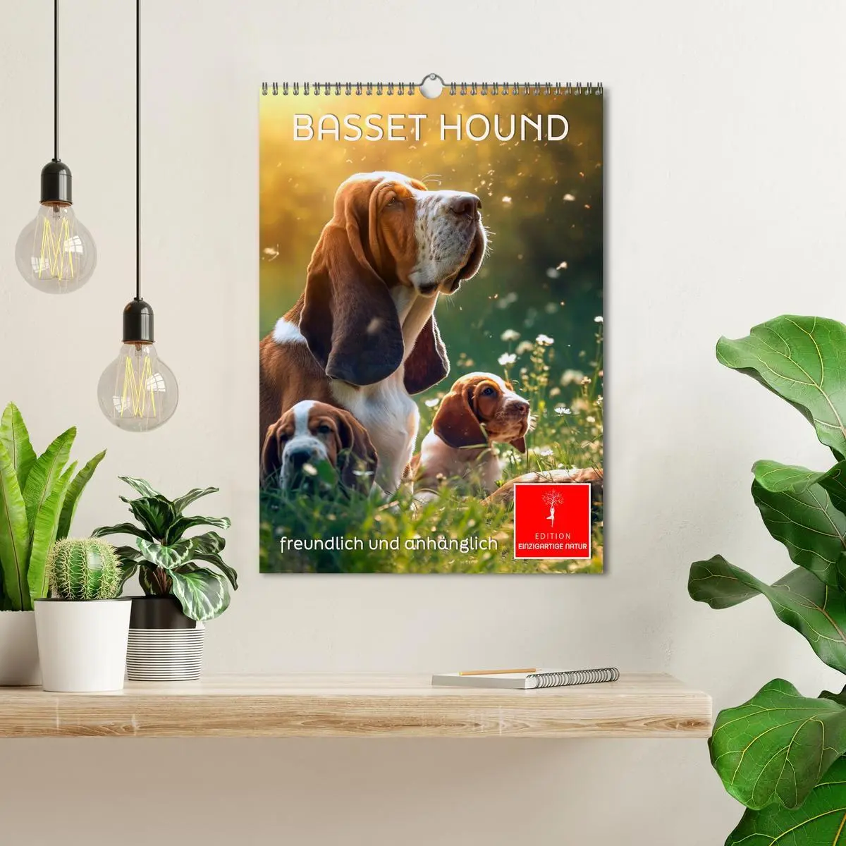 Bild: 9783516284638 | Basset Hound - freundlich und anhänglich (Wandkalender 2026 DIN A3...