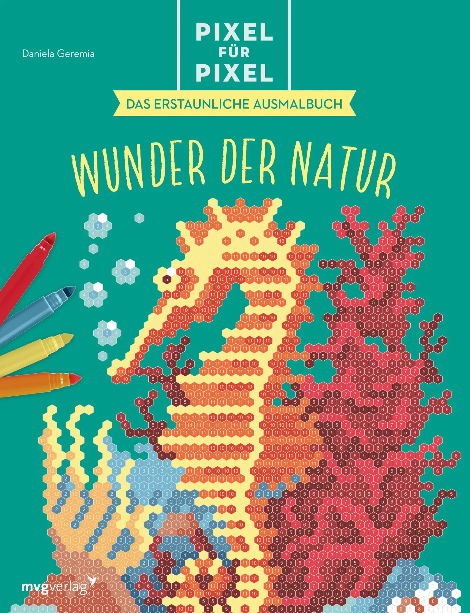 Cover: 9783747404638 | Pixel für Pixel - Das erstaunliche Ausmalbuch | Daniela Geremia | Buch