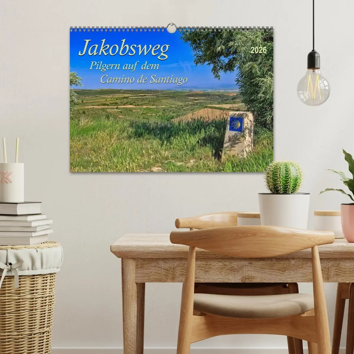 Bild: 9783516034738 | Jakobsweg - pilgern auf dem Camino de Santiago (Wandkalender 2026...