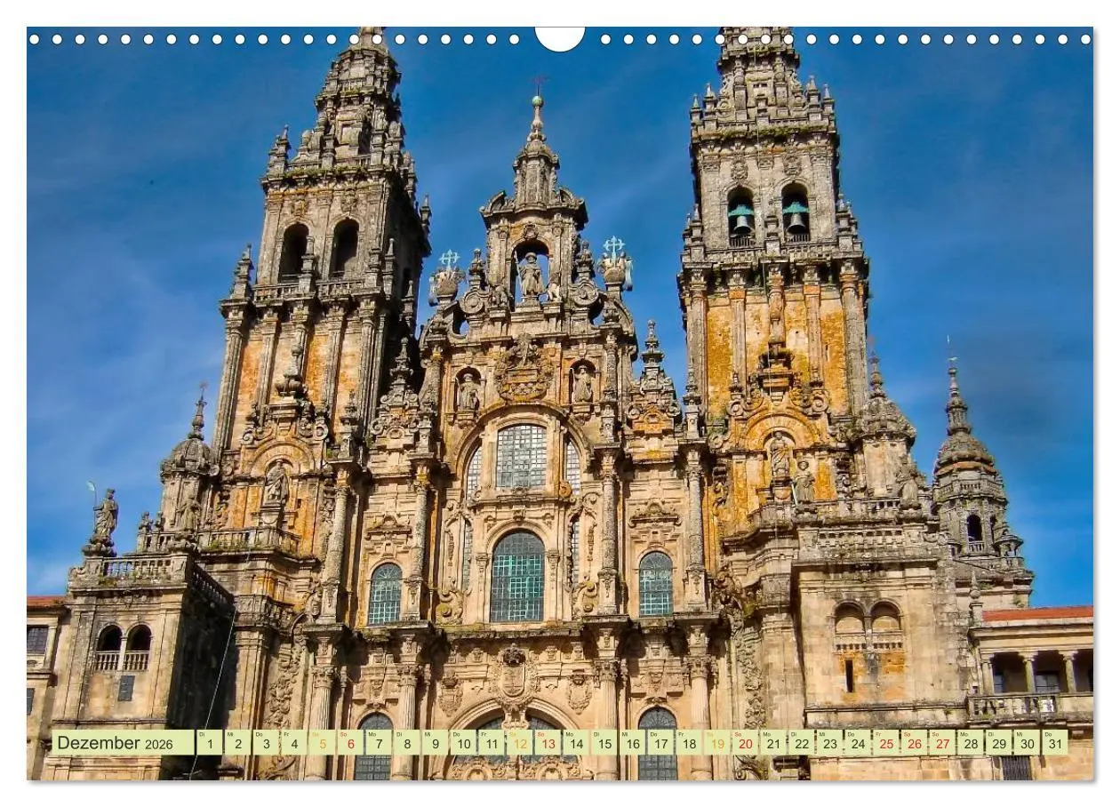 Bild: 9783516034738 | Jakobsweg - pilgern auf dem Camino de Santiago (Wandkalender 2026...