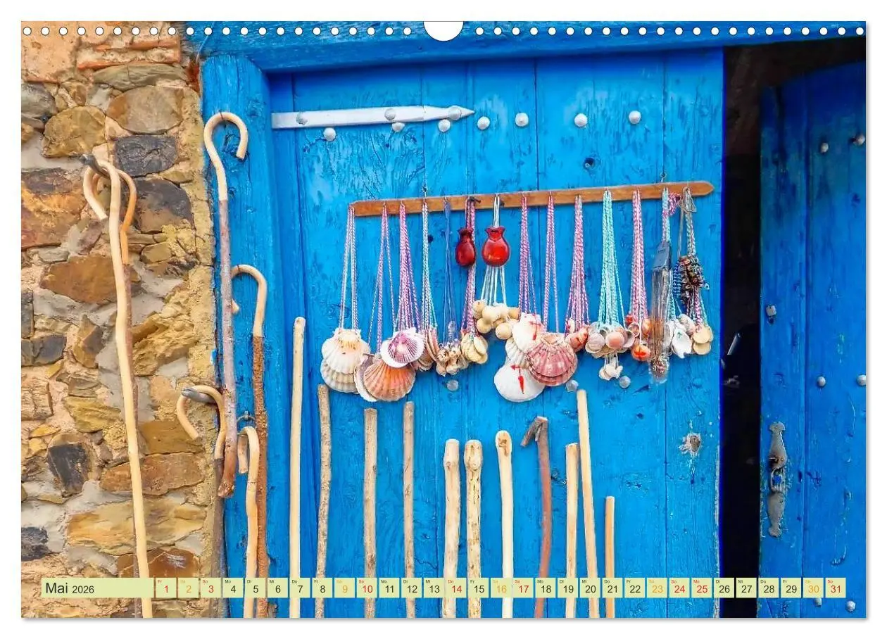 Bild: 9783516034738 | Jakobsweg - pilgern auf dem Camino de Santiago (Wandkalender 2026...