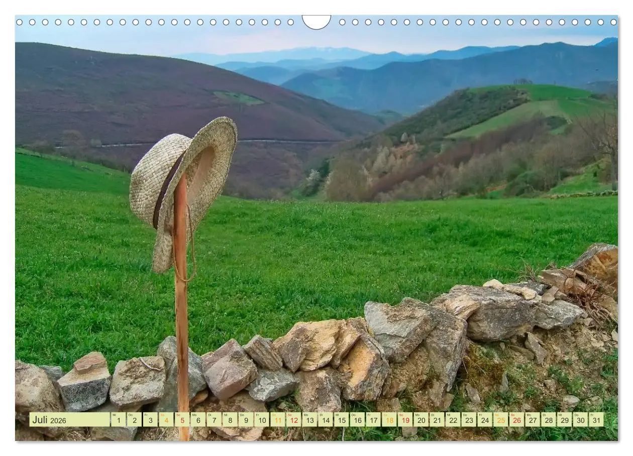 Bild: 9783516034738 | Jakobsweg - pilgern auf dem Camino de Santiago (Wandkalender 2026...