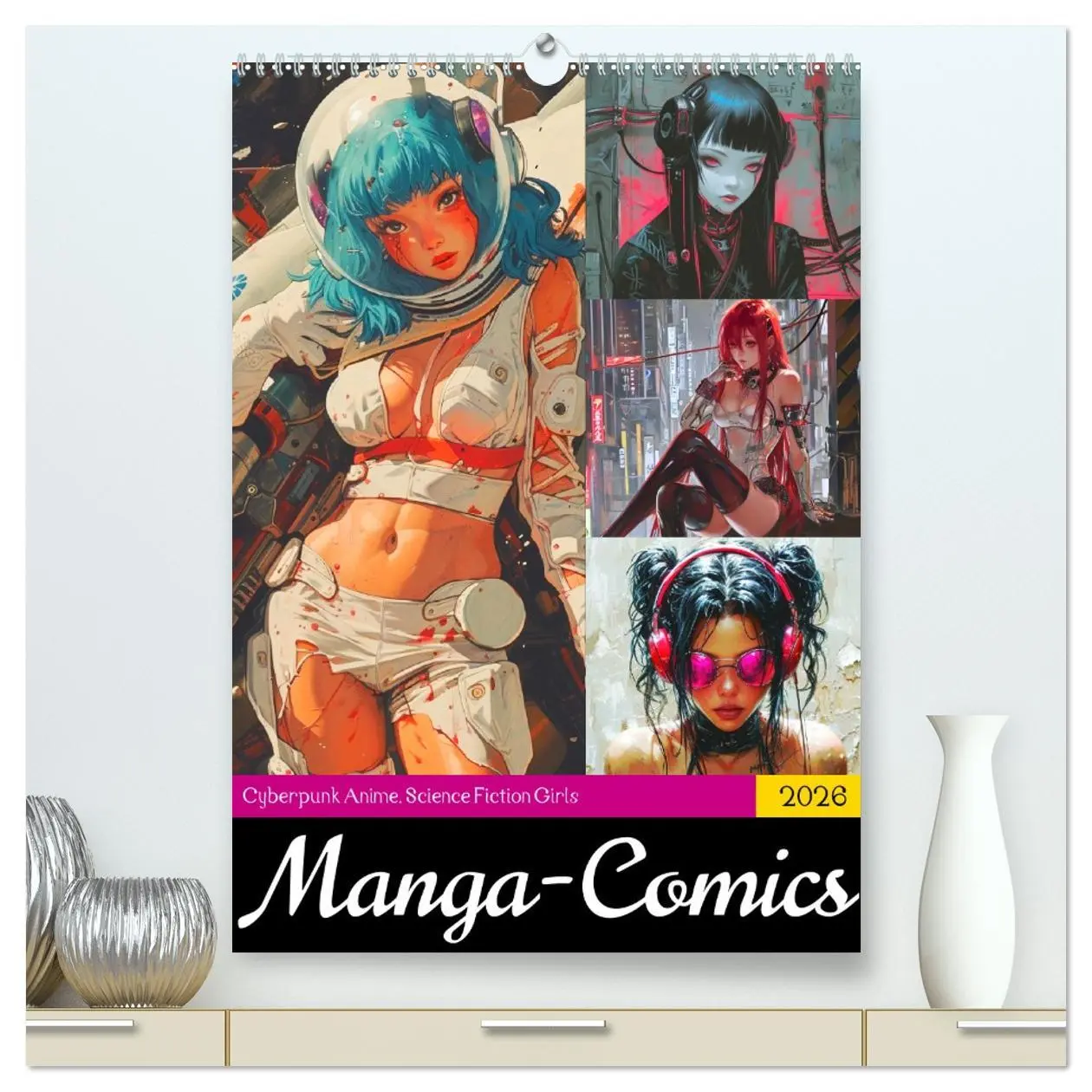 Cover: 9783516274738 | Manga-Comics. Cyberpunk Anime. Science Fiction Girls (hochwertiger...