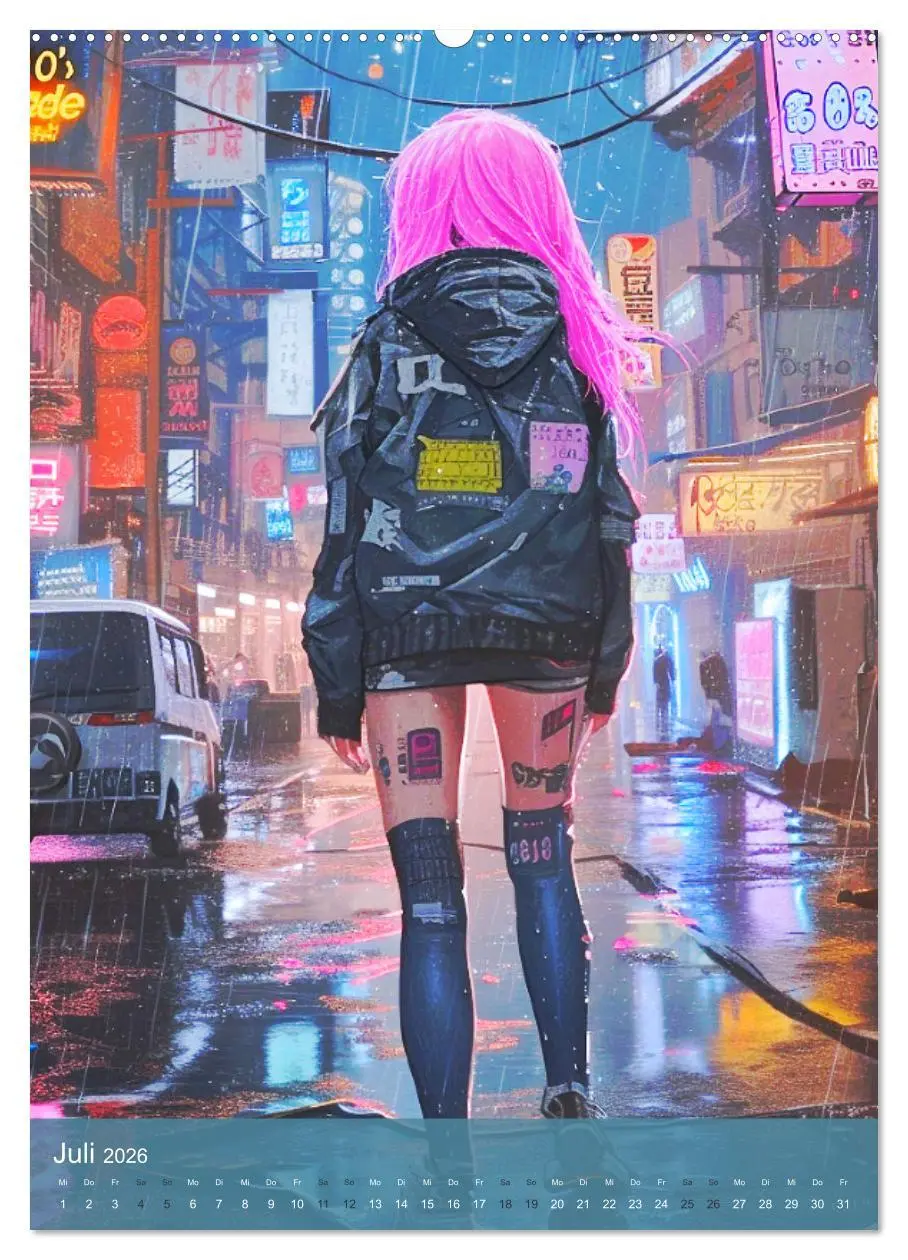 Bild: 9783516274738 | Manga-Comics. Cyberpunk Anime. Science Fiction Girls (hochwertiger...