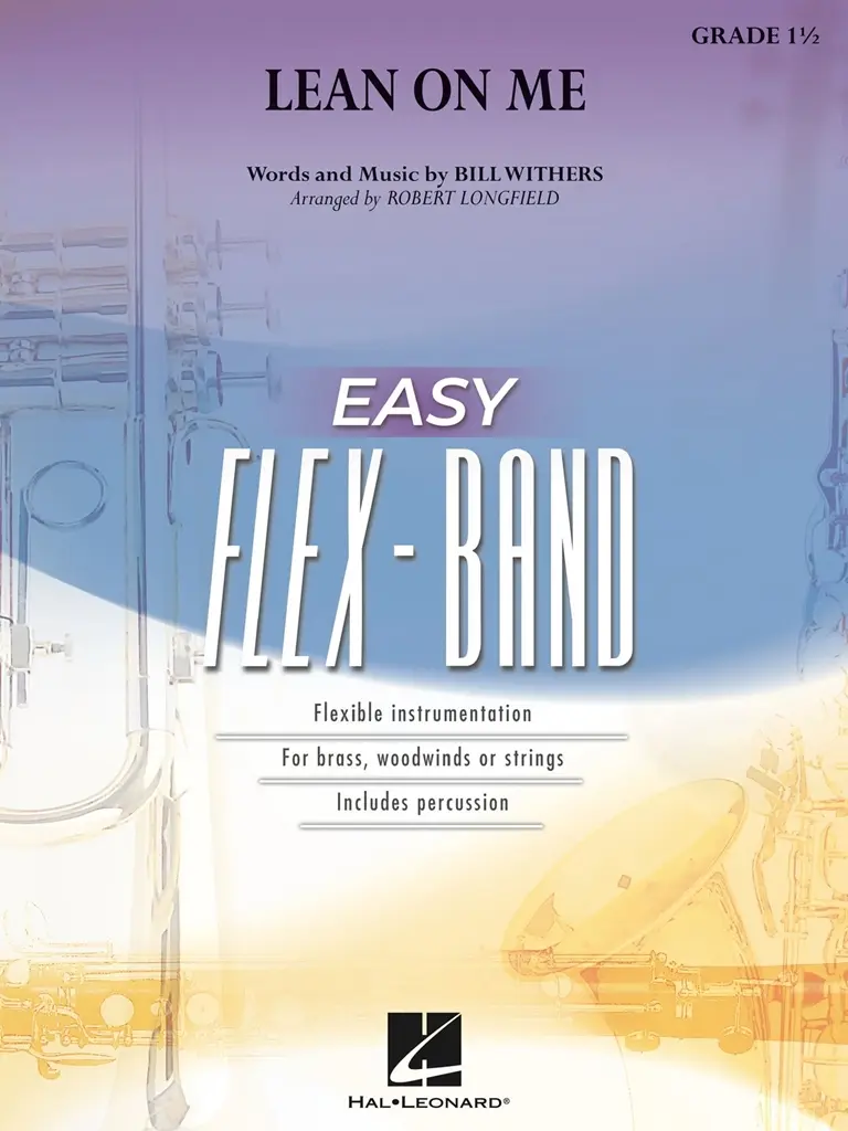 Cover: 840126954838 | Lean on Me | 5-Part Flexible Band and Opt. Strings | Robert Longfield