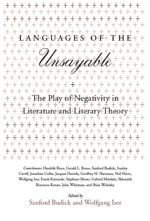 Cover: 9780804724838 | Languages of the Unsayable | Sanford Budick (u. a.) | Taschenbuch