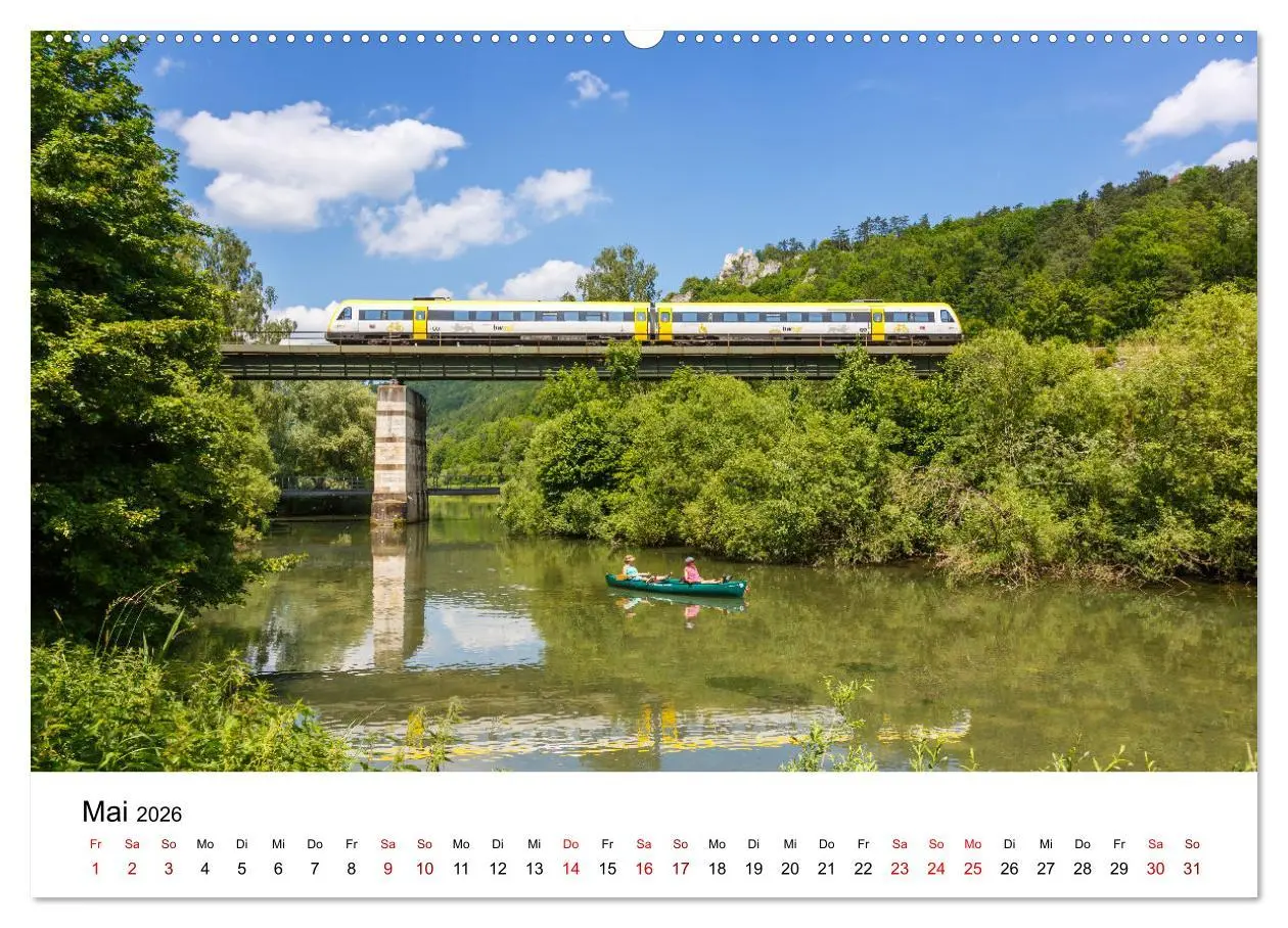 Bild: 9783457624838 | Eisenbahn in Deutschland (Wandkalender 2026 DIN A2 quer), CALVENDO...