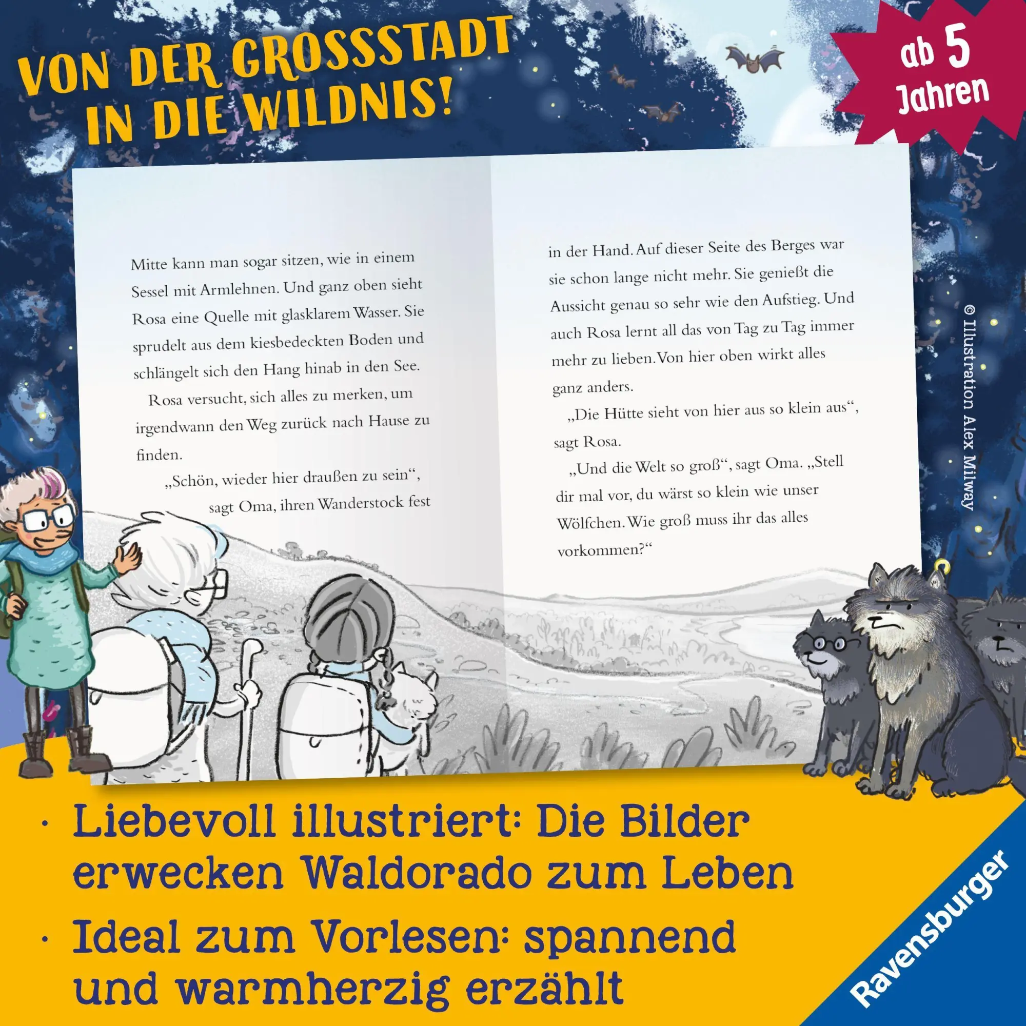 Bild: 9783473464838 | Abenteuer in Waldorado. Hilfe für den kleinen Wolf - Band 2 | Milway