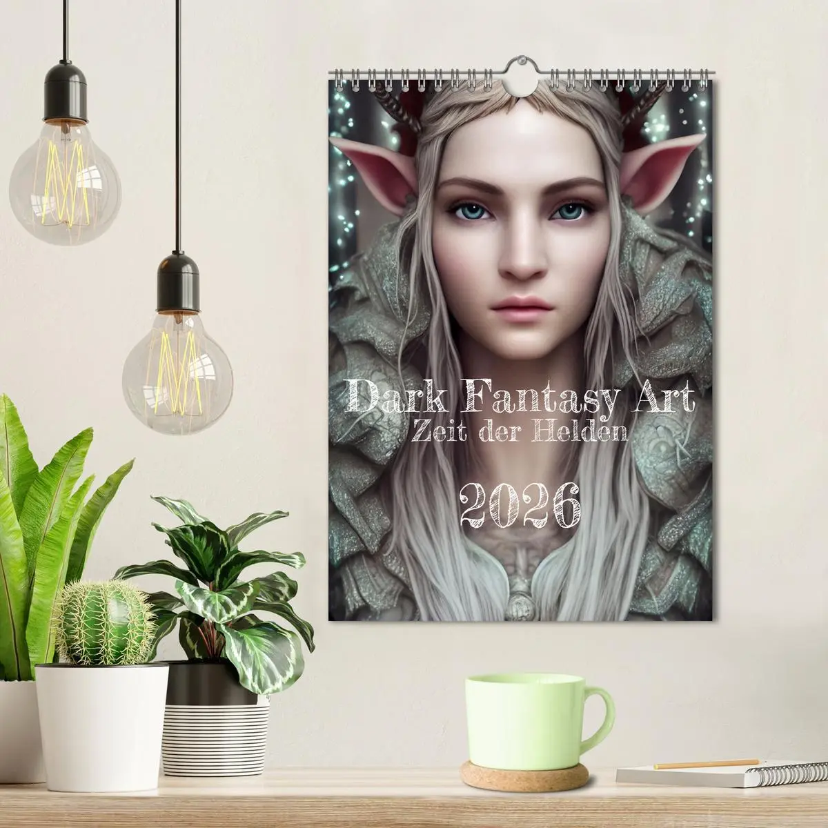 Bild: 9783516334838 | Dark Fantasy Art - Zeit der Helden (Wandkalender 2026 DIN A4 hoch),...