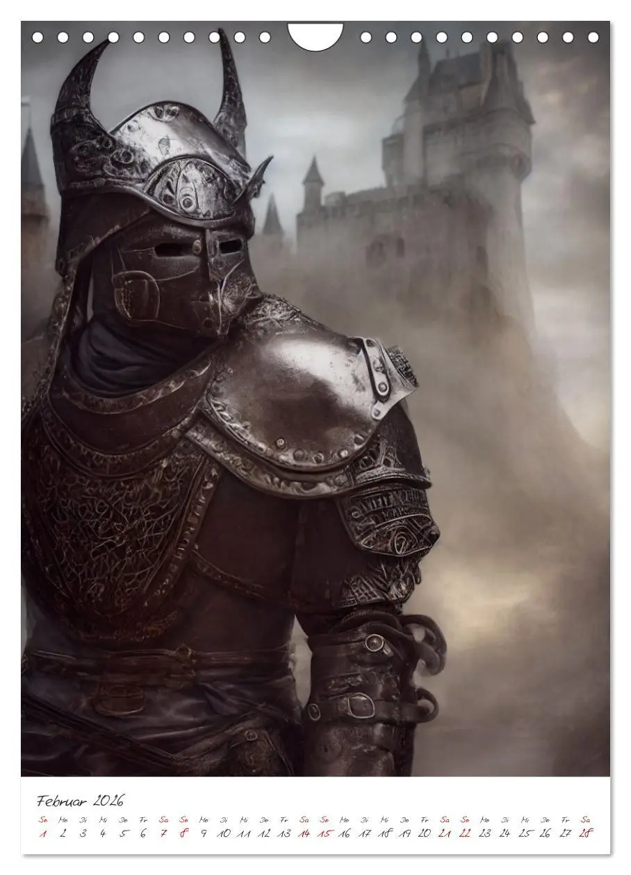 Bild: 9783516334838 | Dark Fantasy Art - Zeit der Helden (Wandkalender 2026 DIN A4 hoch),...