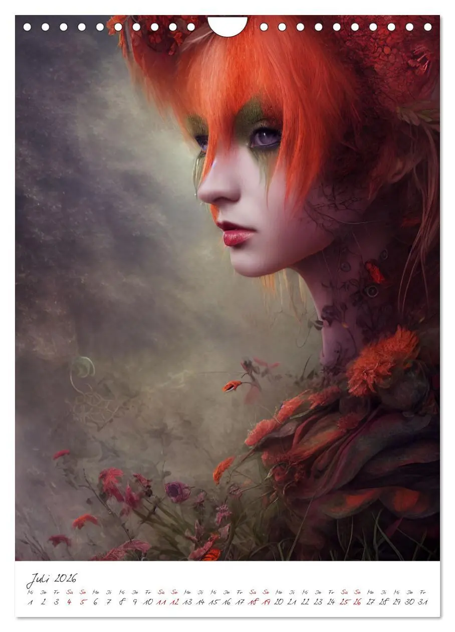 Bild: 9783516334838 | Dark Fantasy Art - Zeit der Helden (Wandkalender 2026 DIN A4 hoch),...