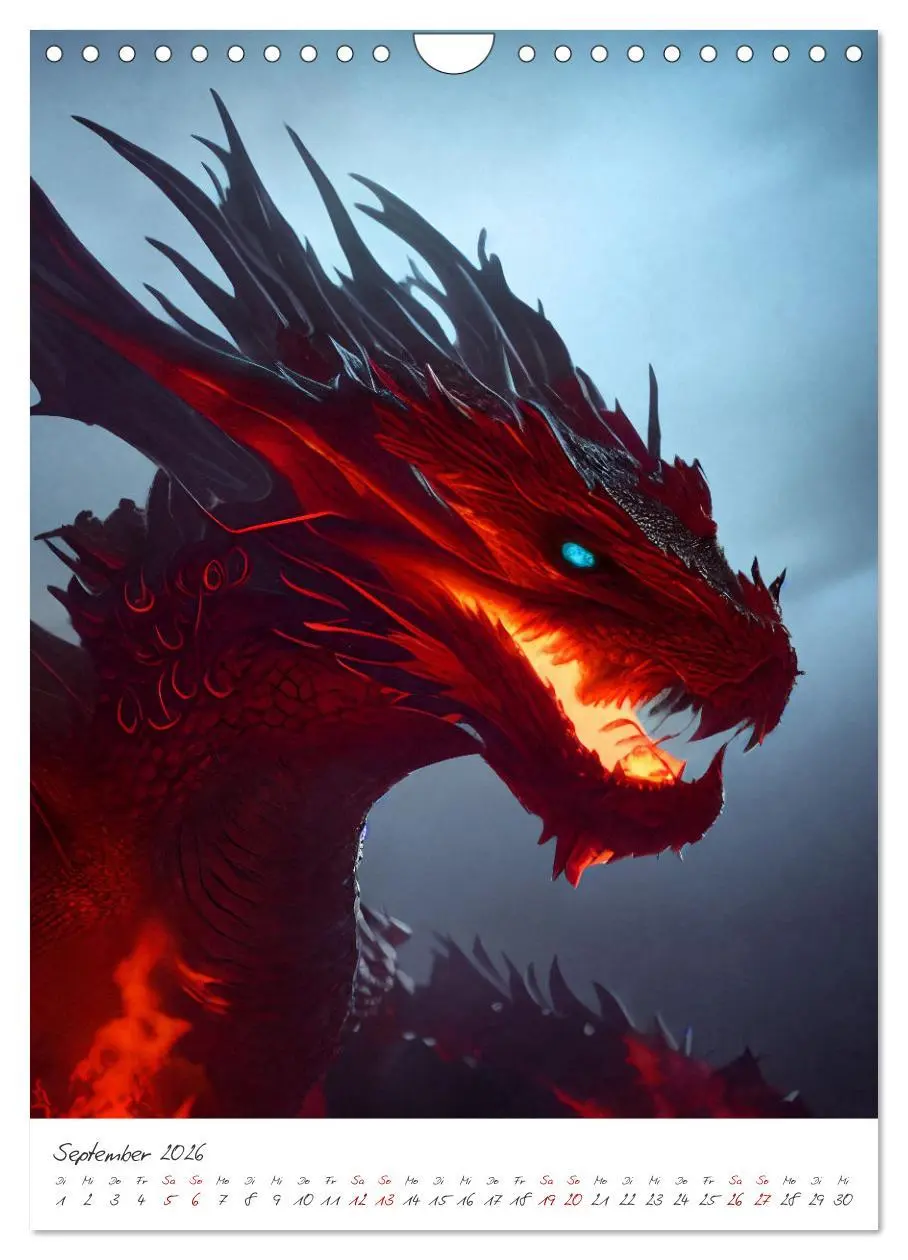 Bild: 9783516334838 | Dark Fantasy Art - Zeit der Helden (Wandkalender 2026 DIN A4 hoch),...