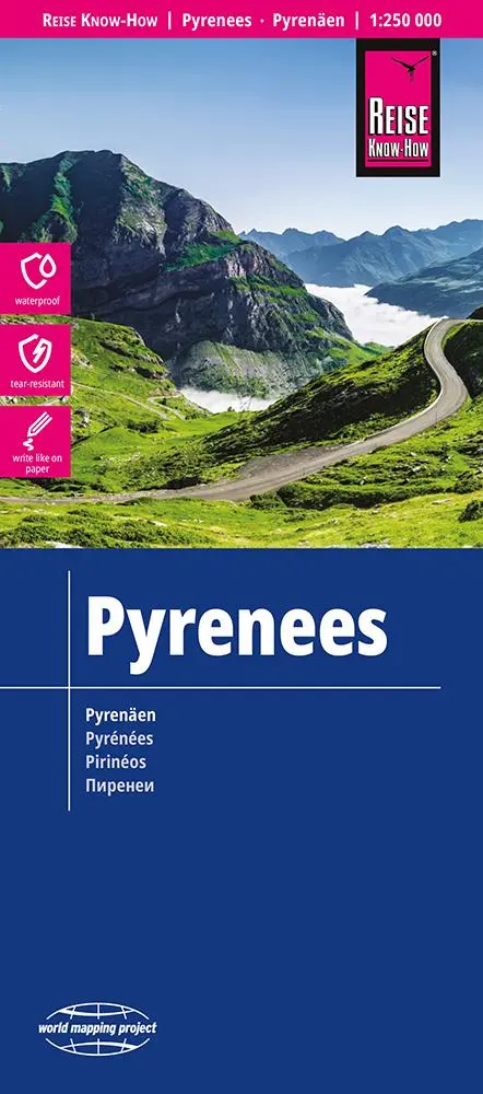 Cover: 9783831774838 | Reise Know-How Landkarte Pyrenäen / Pyrenees (1:250.000) | 2 S. | 2025